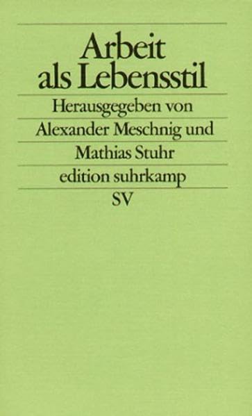 Arbeit als Lebensstil Professional & Reference Books