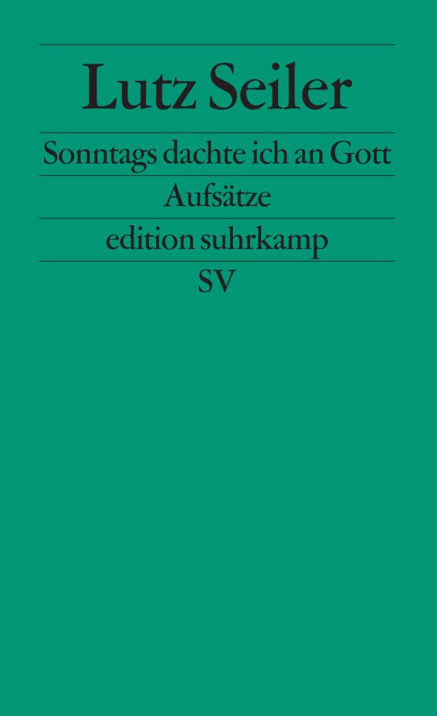 Sonntags dachte ich an Gott Poetry