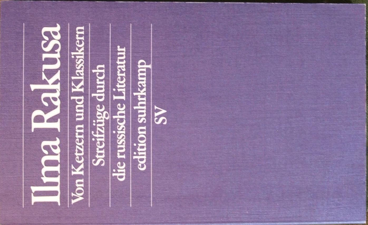 Von Ketzern und Klassikern: Streifzüge durch die russische Literatur (edition suhrkamp) Contemporary literature Books