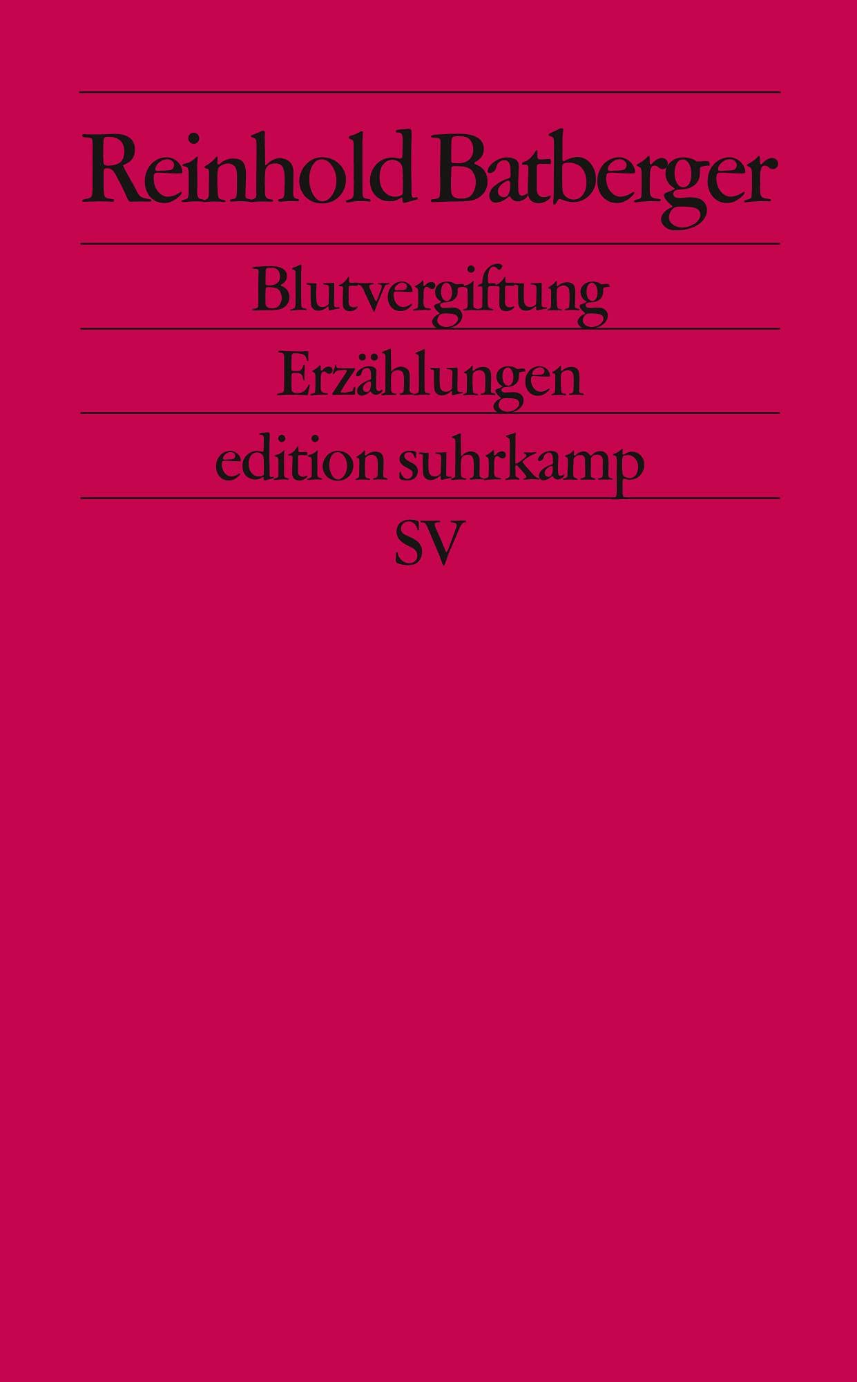 Blutvergiftung Essays & Short Stories