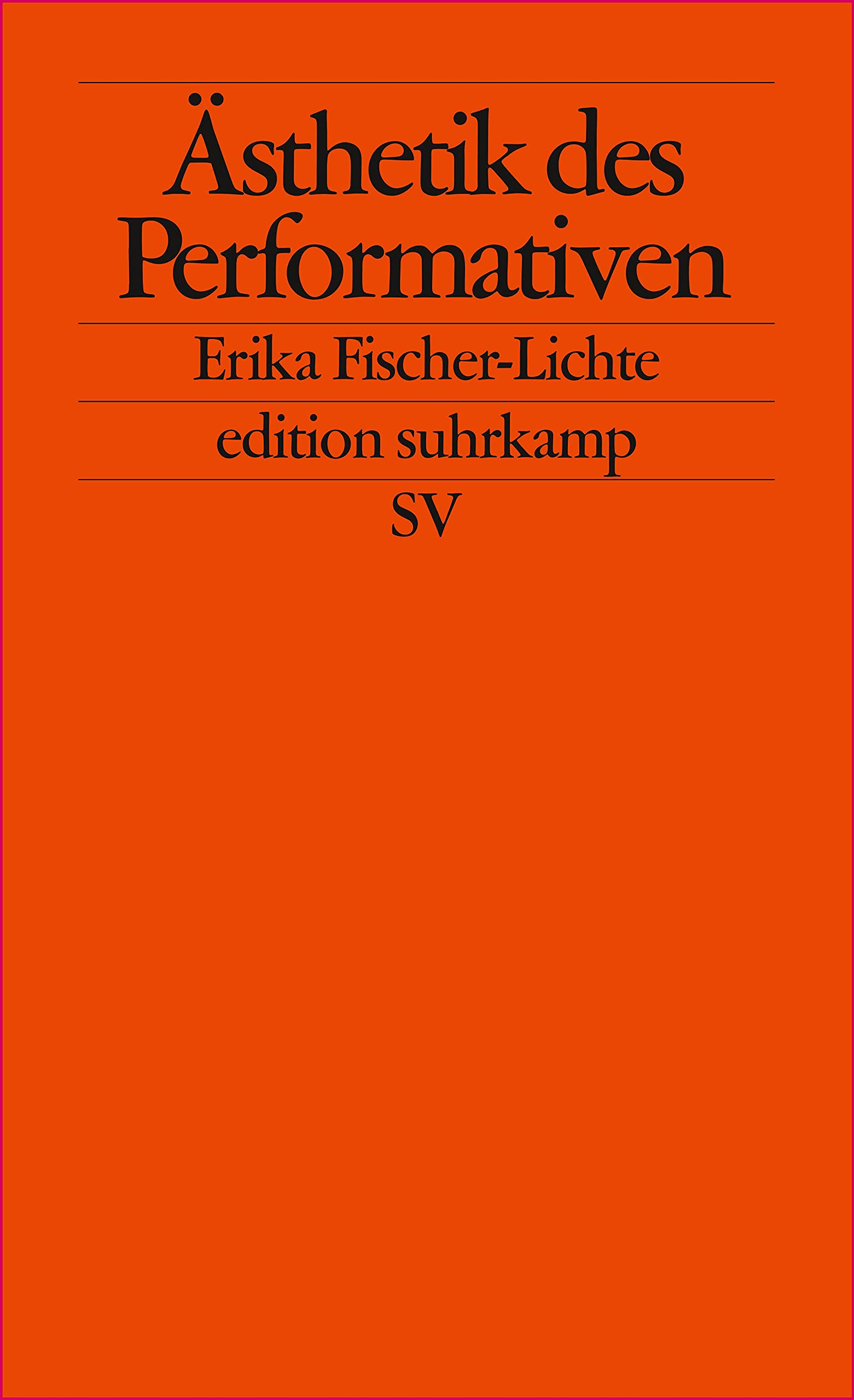 Ästhetik des Performativen Philosophy