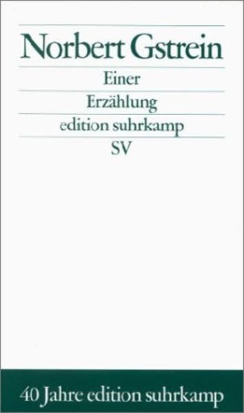 Product Image: Einer: Erzählung (edition suhrkamp)