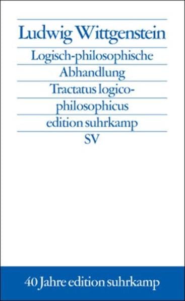 Tractatus logico-philosophicus (edition suhrkamp) Philosophy