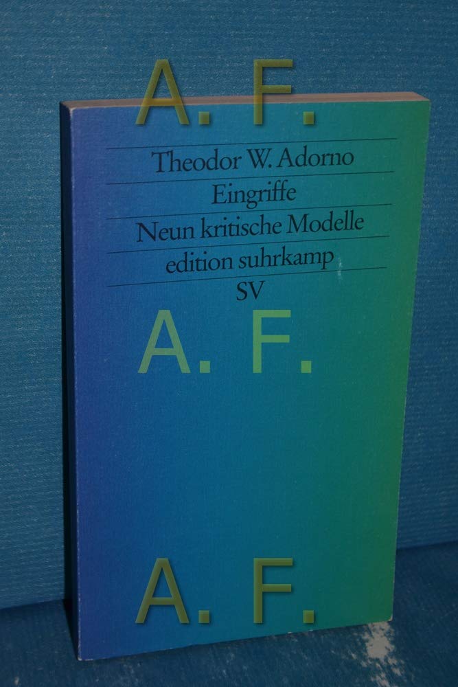 Eingriffe. Neun kritische Modelle Media & Communication