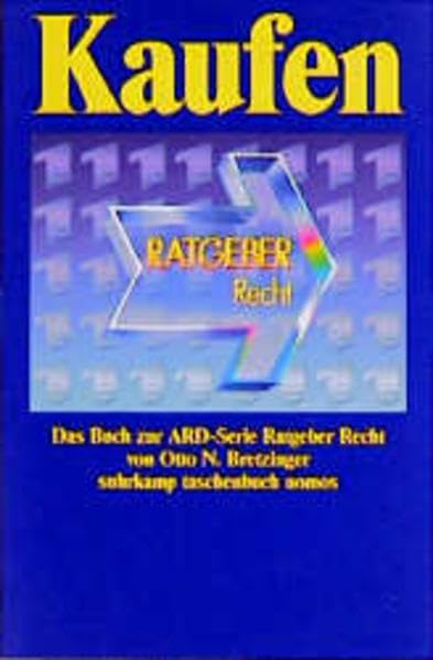Kaufen: Das Buch zur Fernsehserie ARD-Ratgeber Recht (suhrkamp taschenbuch nomos) Legal advice