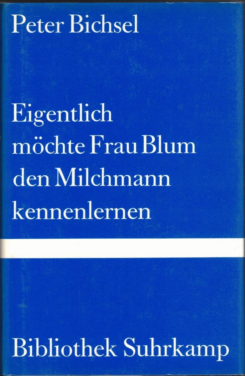Eigentlich möchte Frau Blum den Milchmann kennenlernen: 21 Geschichten (Bibliothek Suhrkamp) Contemporary literature