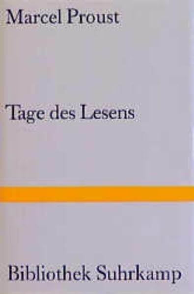 Tage des Lesens: Drei Essays (Bibliothek Suhrkamp) Classics