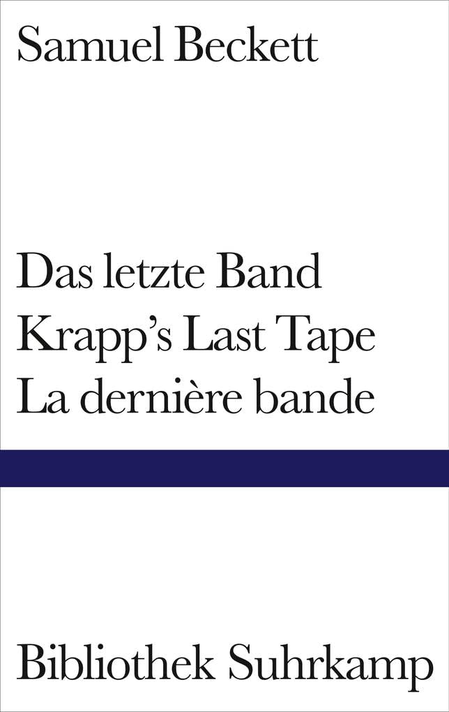 Das letzte Band Krapp's Last Tape La dernière bande Drama