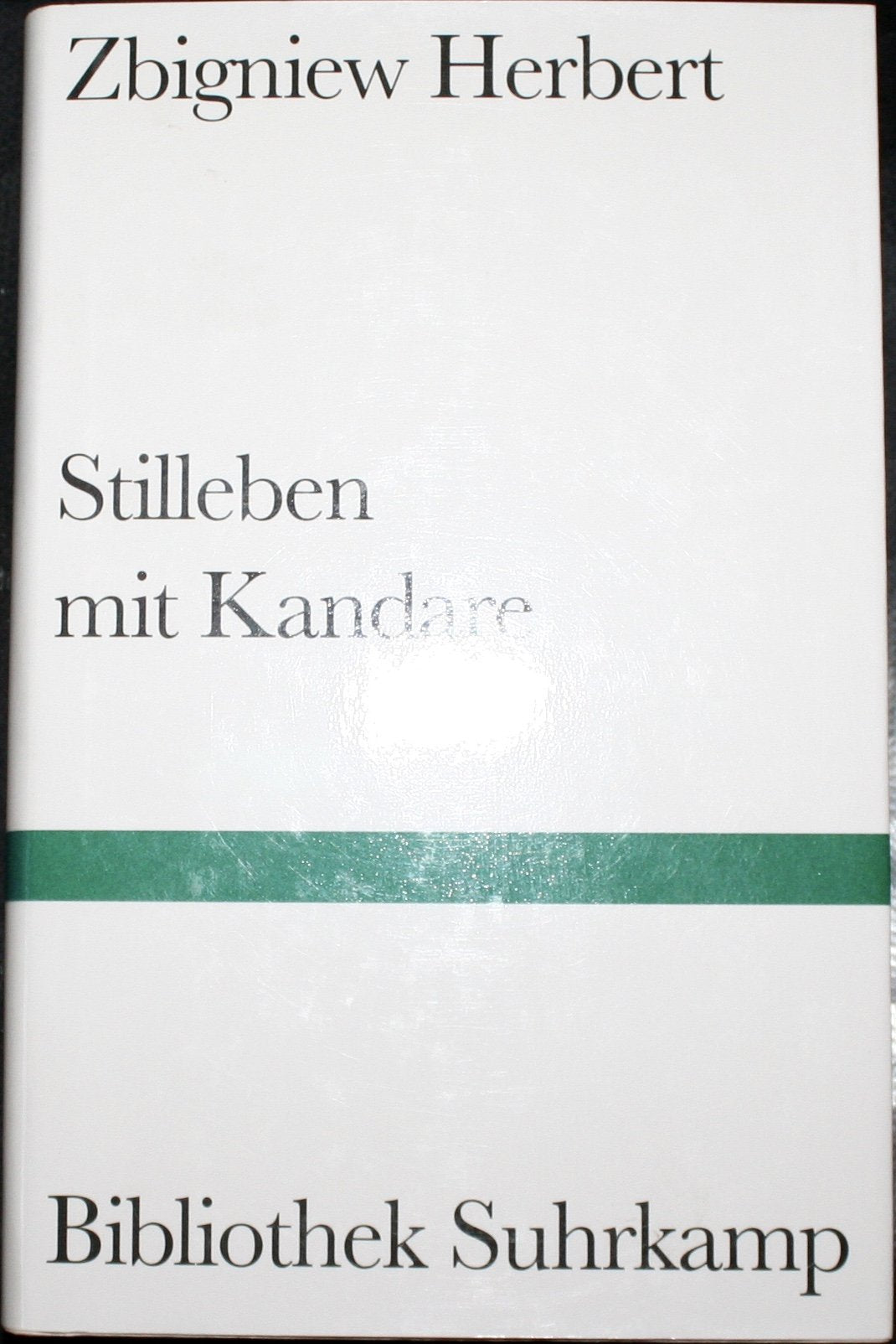 Stilleben mit Kandare: Skizzen und Apokryphen (Bibliothek Suhrkamp) Contemporary literature