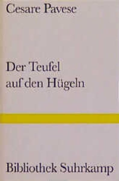 Der Teufel auf den Hügeln: Roman (Bibliothek Suhrkamp) Contemporary literature