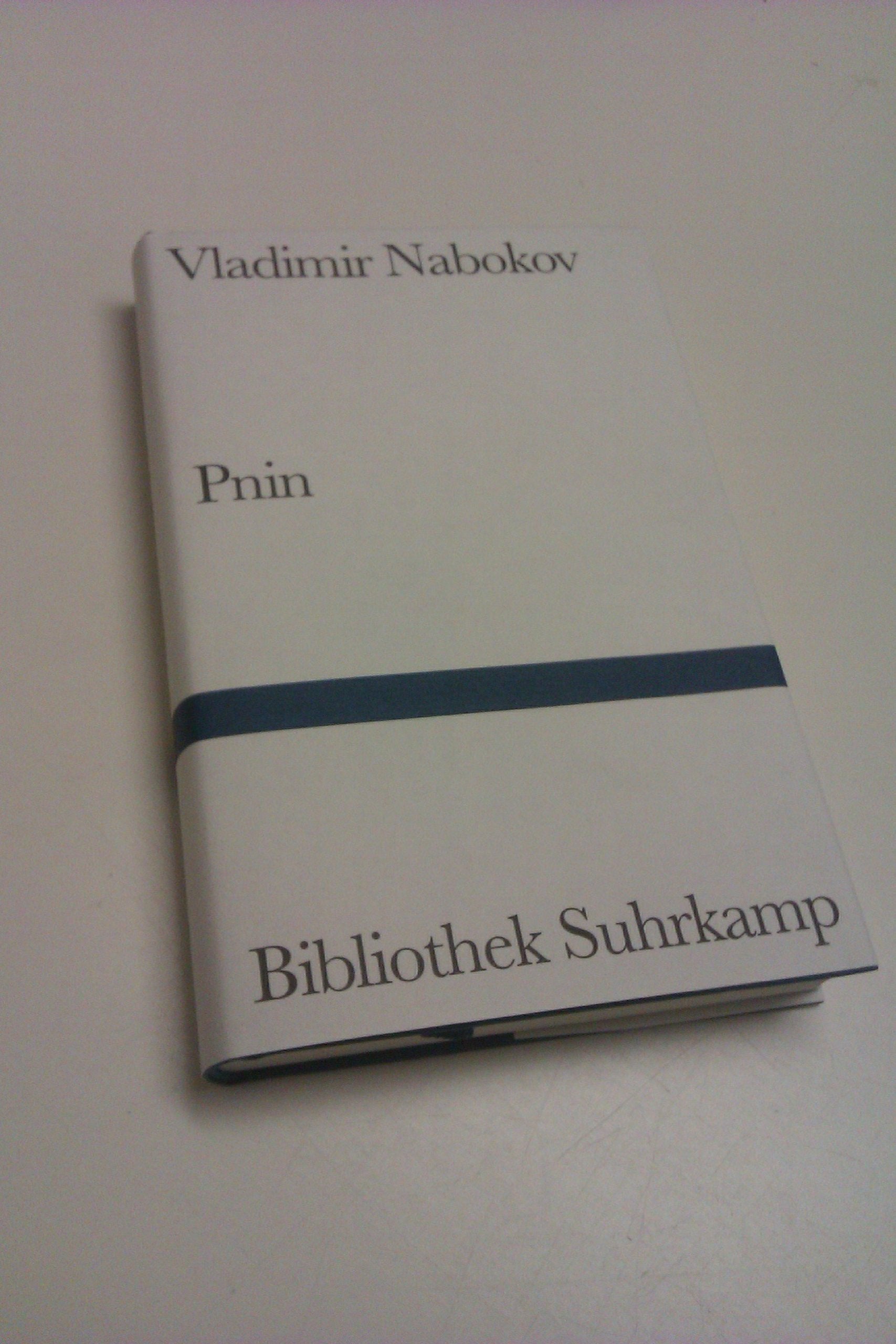 Pnin: Roman (Bibliothek Suhrkamp) Contemporary literature