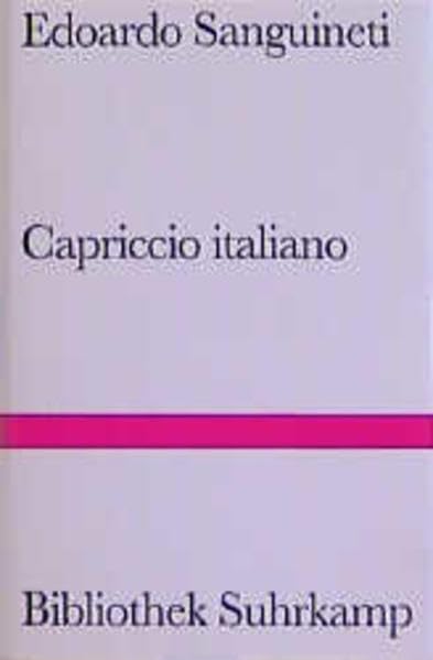 Capriccio italiano (Bibliothek Suhrkamp) Books