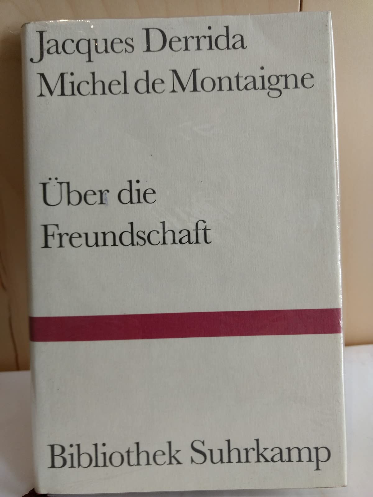 Über die Freundschaft (Bibliothek Suhrkamp) Philosophy
