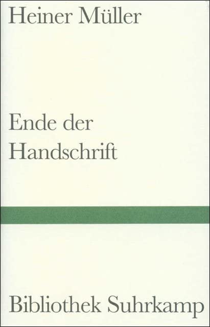 Ende der Handschrift Poetry