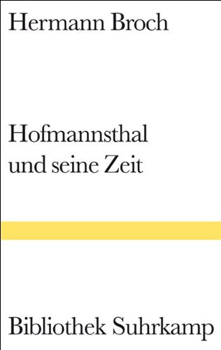 Hofmannsthal und seine Zeit Contemporary literature