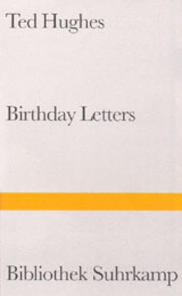 Birthday Letters (Bibliothek Suhrkamp) Poetry