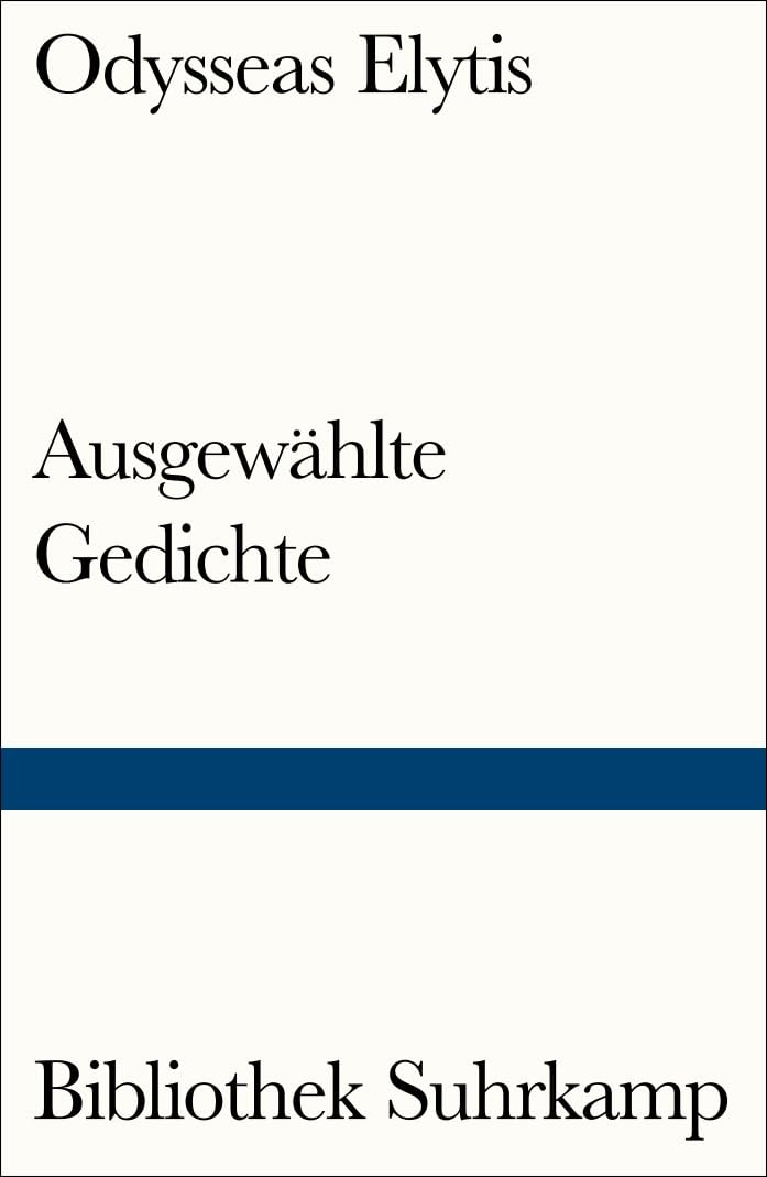 Ausgewählte Gedichte: Neugriechisch und deutsch (Bibliothek Suhrkamp) Poetry