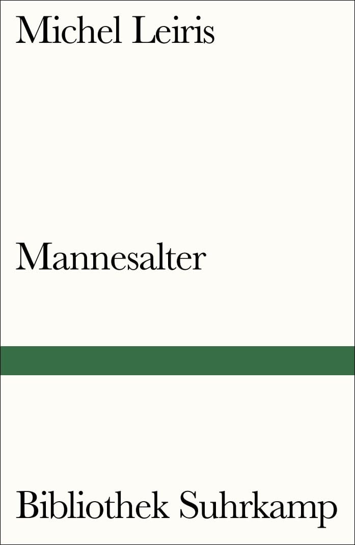 Mannesalter (Bibliothek Suhrkamp) Contemporary literature