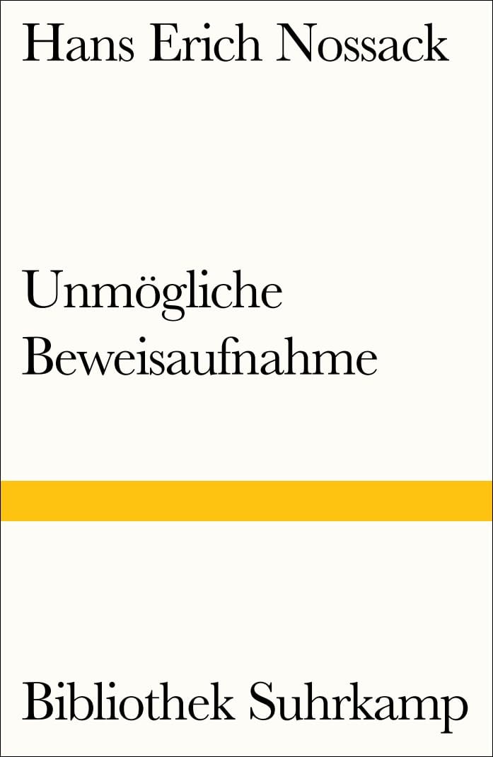 Unmögliche Beweisaufnahme Contemporary literature