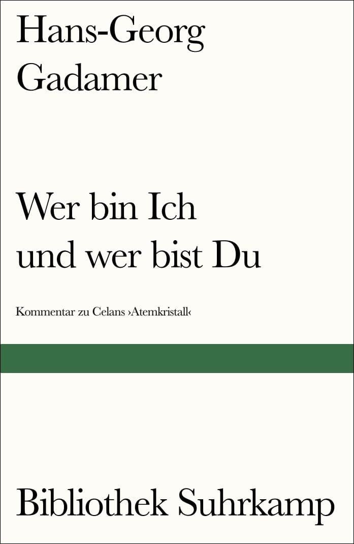 Wer bin Ich und wer bist Du? Philosophy