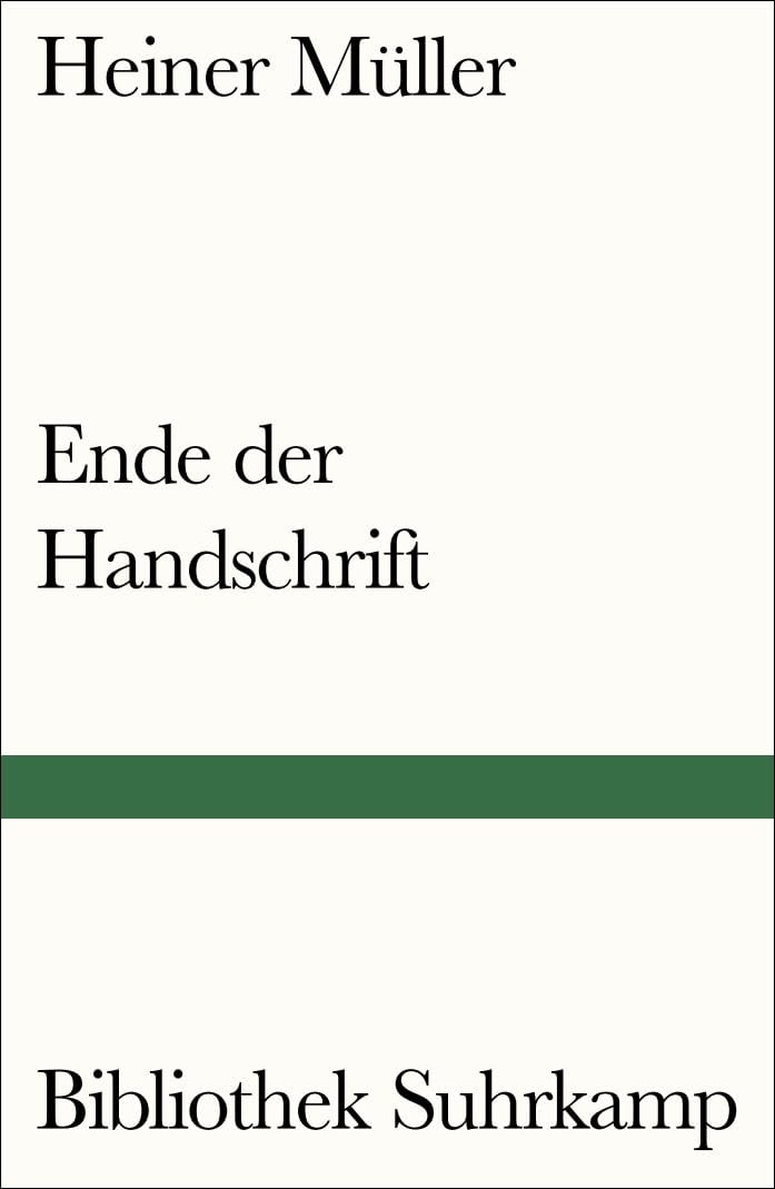 Ende der Handschrift Poetry