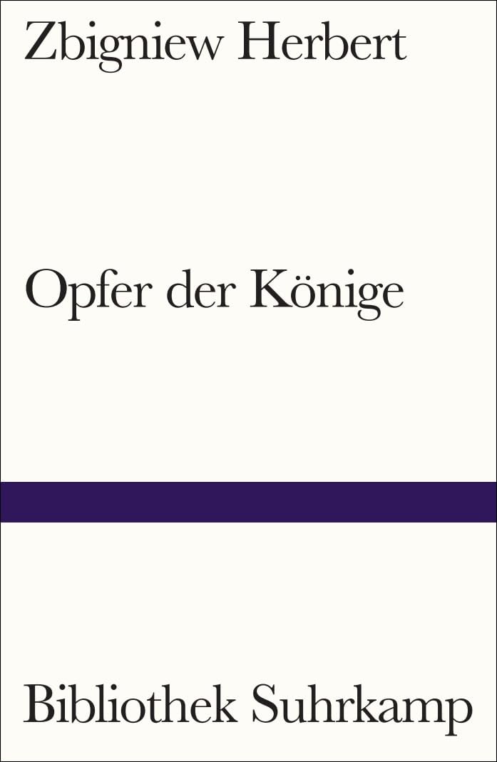 Opfer der Könige: Zwei Essays (Bibliothek Suhrkamp) Essays & Short Stories