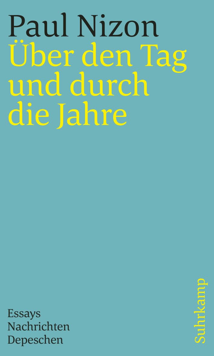 Über den Tag und durch die Jahre Contemporary literature