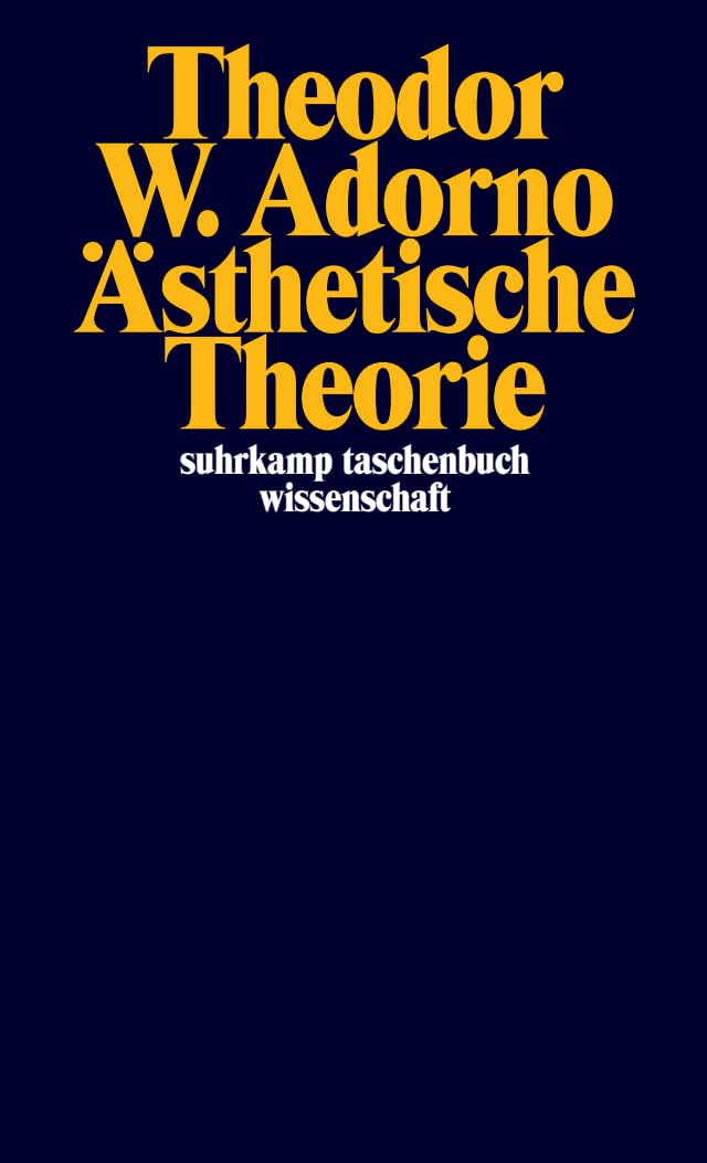 Ästhetische Theorie Philosophy