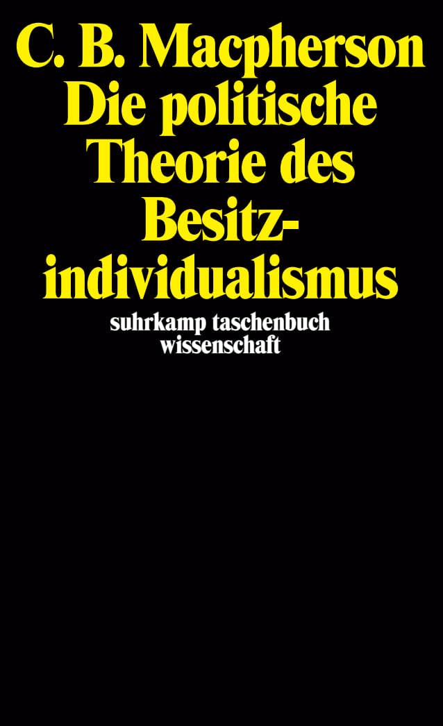 Die politische Theorie des Besitzindividualismus Law