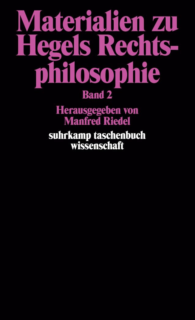 Materialien zu Hegels Rechtsphilosophie, Band 2 Law