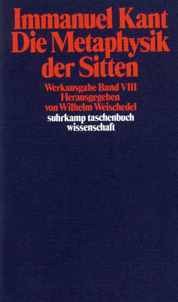 Product Image: Die Metaphysik der Sitten