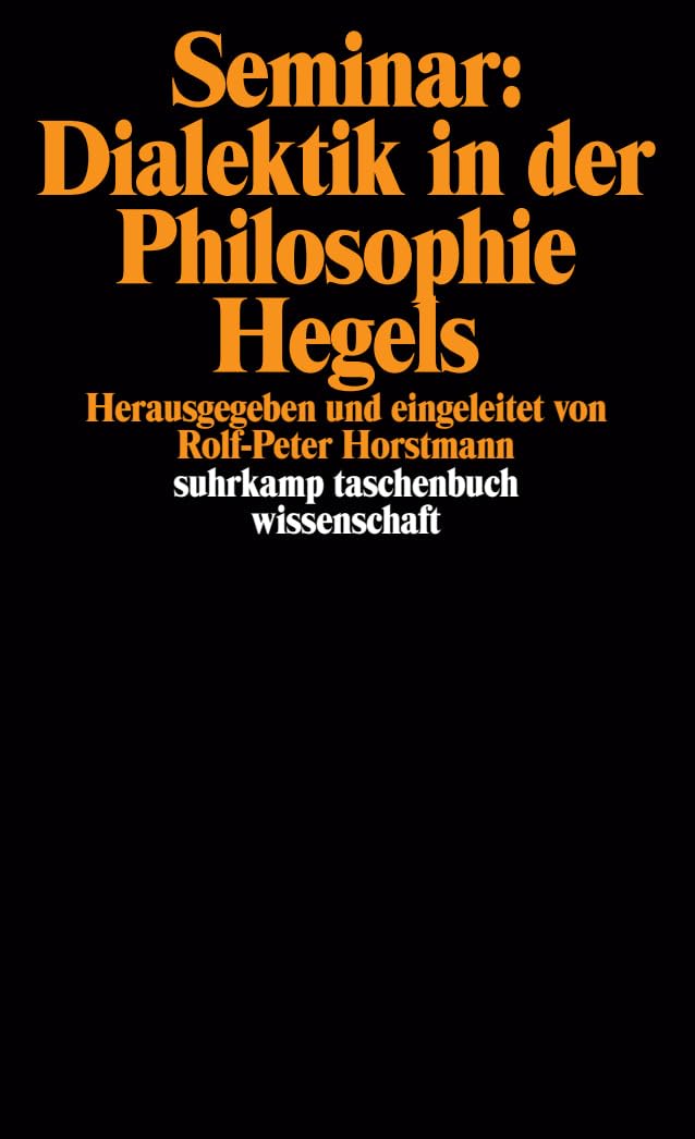 Seminar: Dialektik in der Philosophie Hegels book