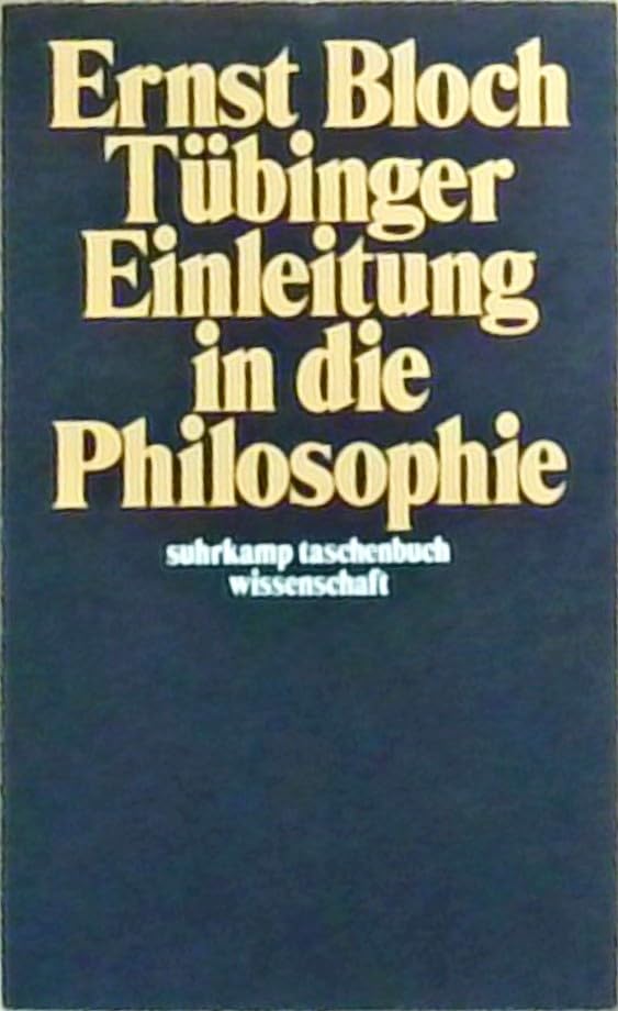 Tübinger Einleitung in die Philosophie (suhrkamp taschenbuch wissenschaft) Books