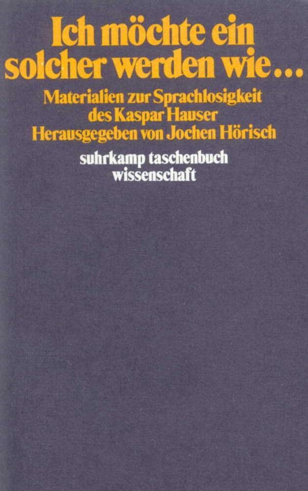 Ich möchte ein solcher werden wie... Philosophy Books