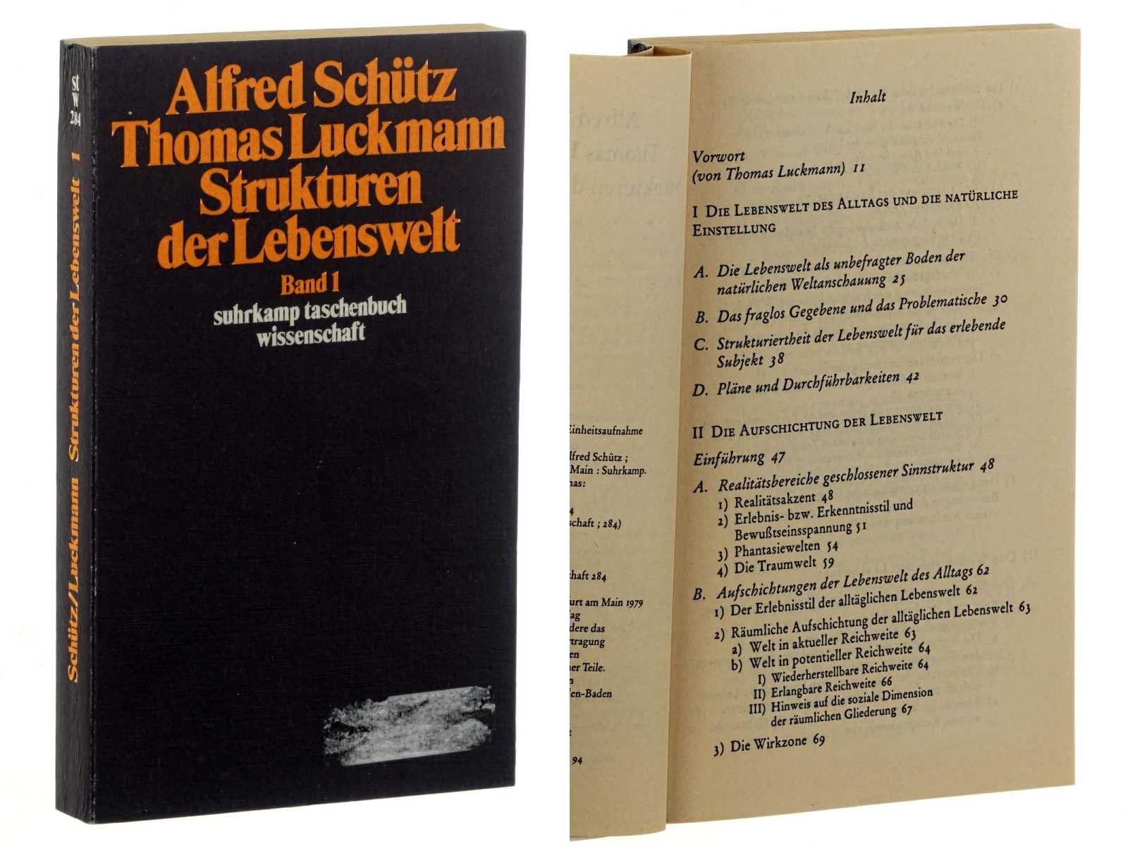 Strukturen der Lebenswelt, Band 1 Social Sciences