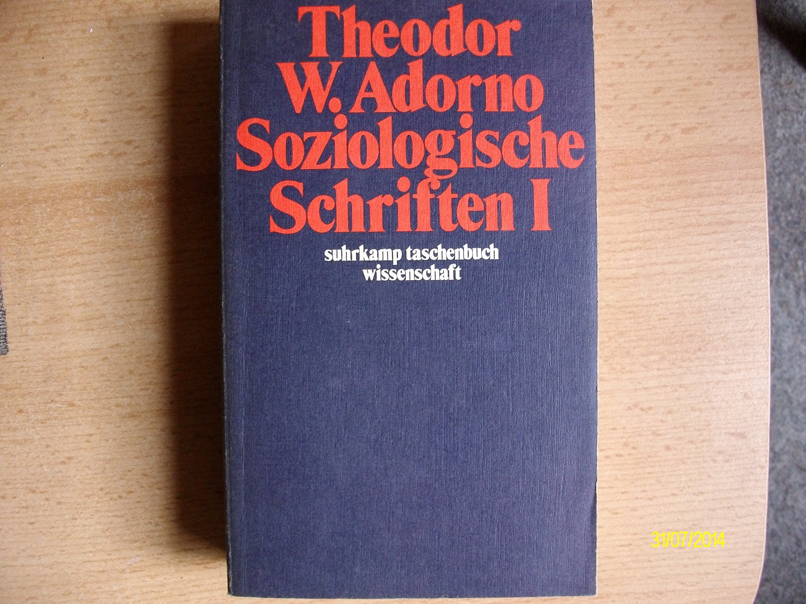 Soziologische Schriften I (suhrkamp taschenbuch wissenschaft) Law