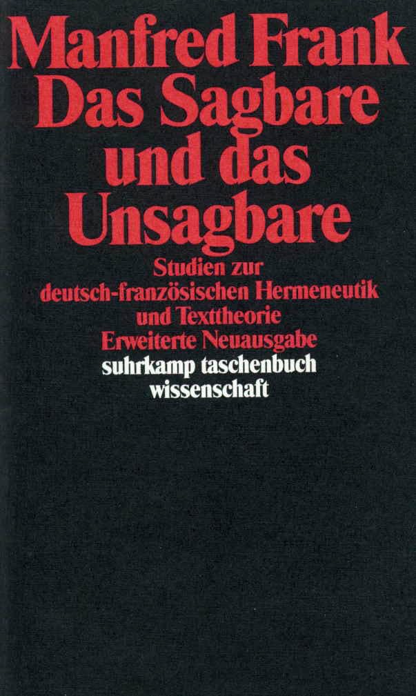 Das Sagbare und das Unsagbare Philosophy