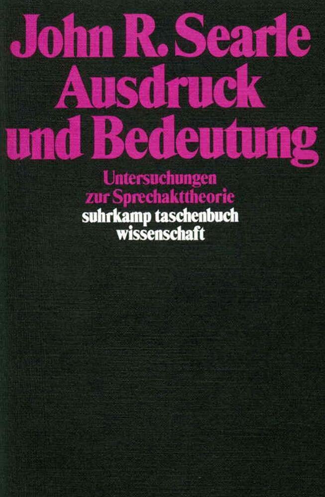 Ausdruck und Bedeutung Philosophy