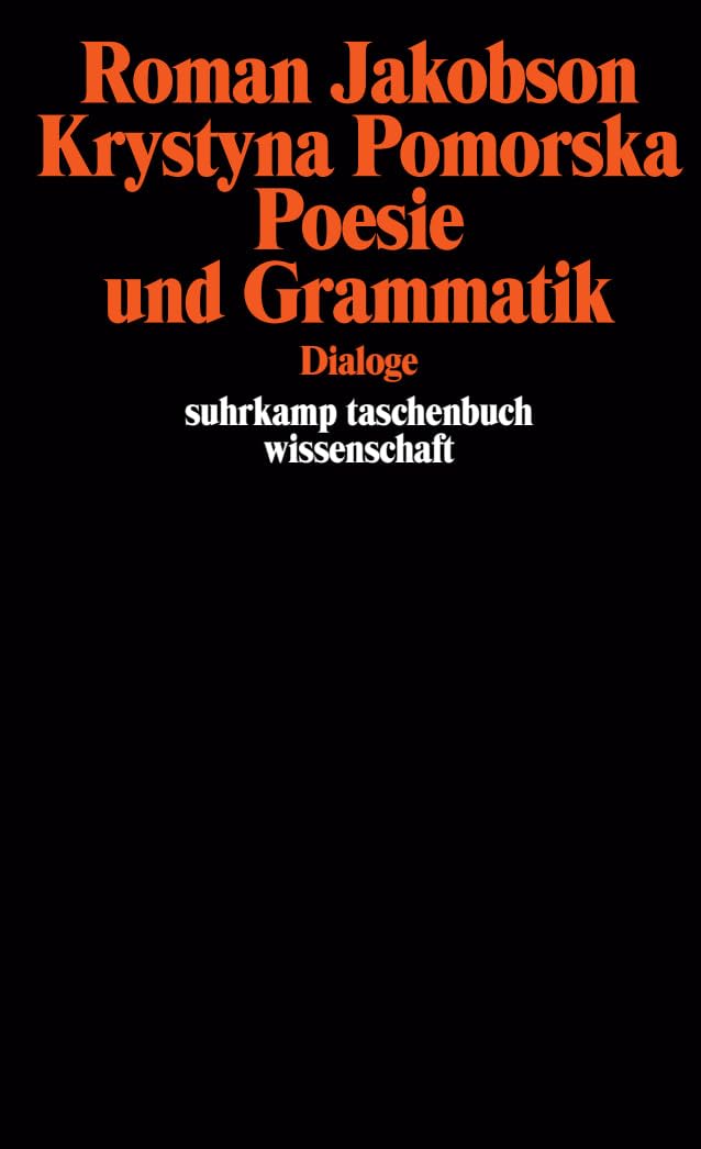 Poesie und Grammatik: Dialoge (suhrkamp taschenbuch wissenschaft) Social Sciences
