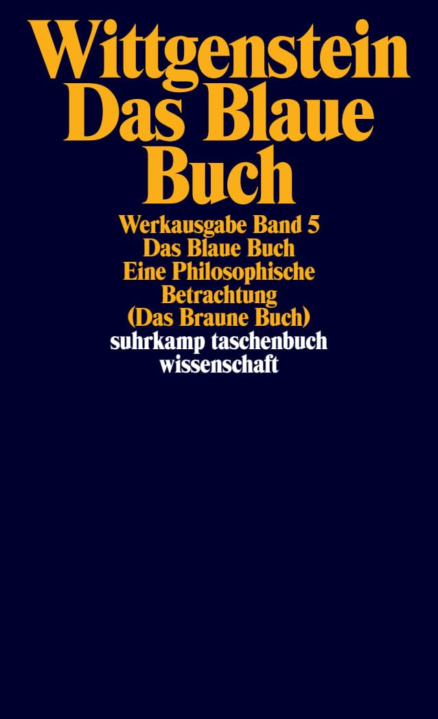 Das Blaue Buch Philosophy Books
