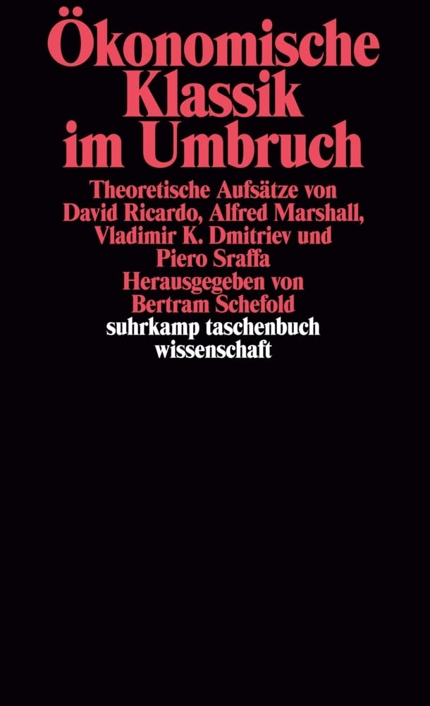 Ökonomische Klassik im Umbruch Law Books