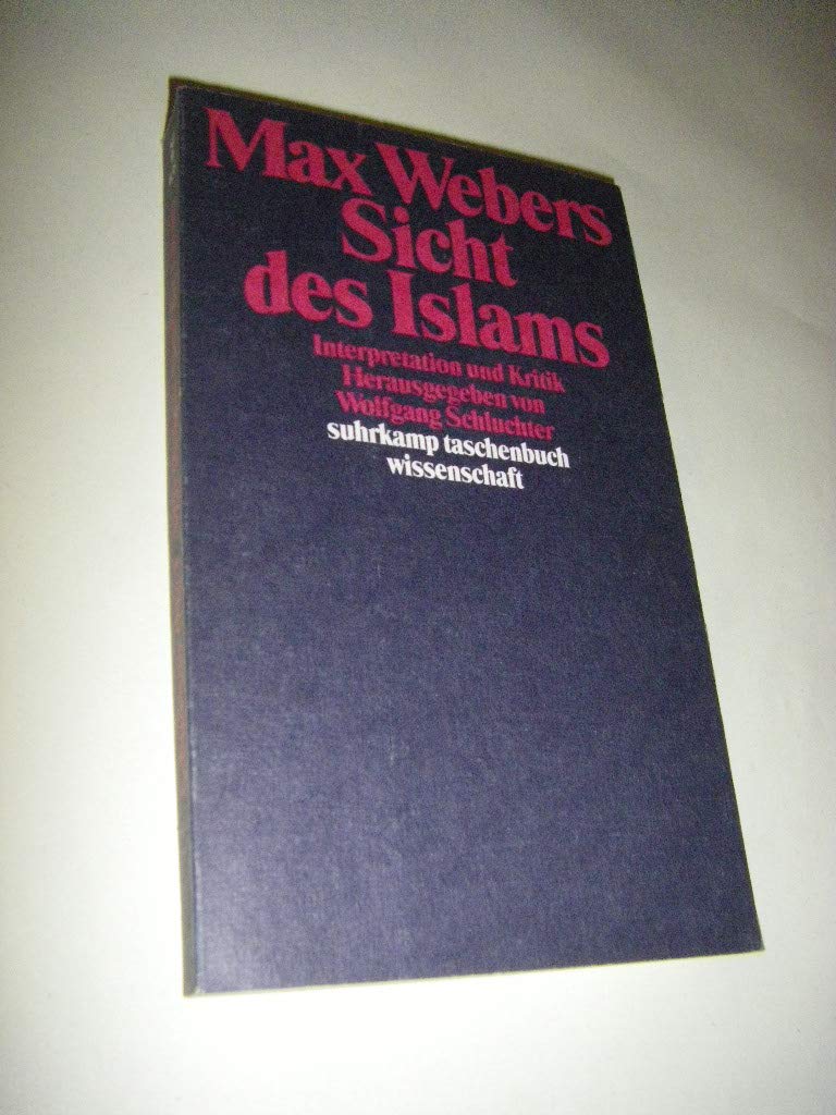Max Webers Sicht des Islams: Interpretation und Kritik (Suhrkamp Taschenbücher Wissenschaft) Religion & Esotericism