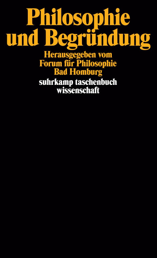 Product Image: Philosophie und Begründung