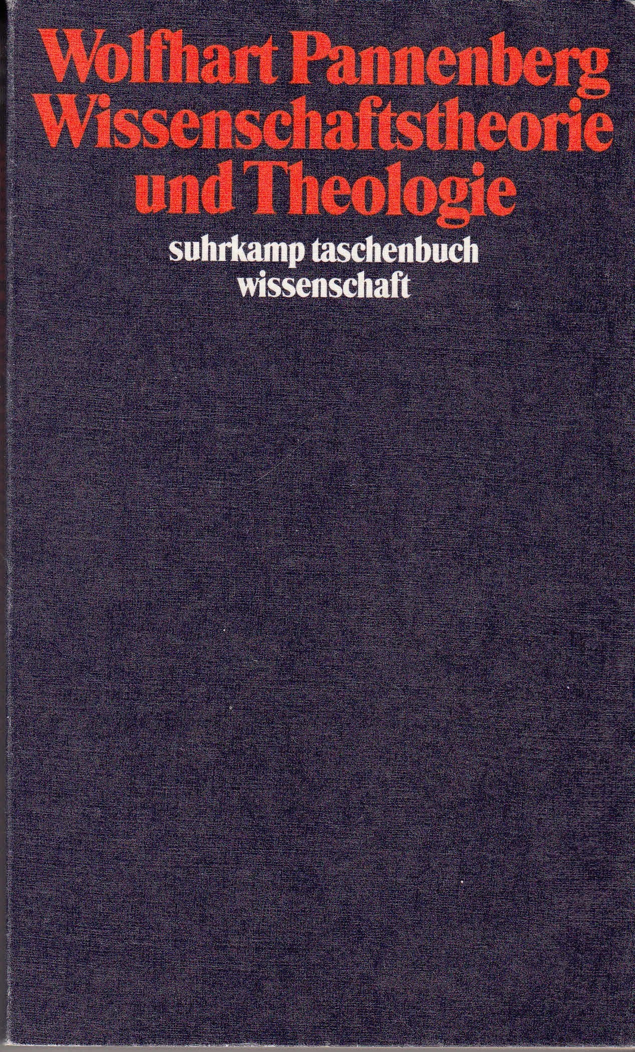 Wissenschaftstheorie und Theologie (Suhrkamp Taschenbücher Wissenschaft) Religion & Esotericism