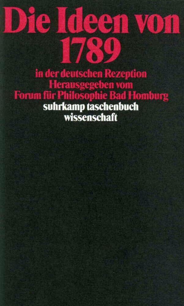 Die Ideen von 1789 in der deutschen Rezeption book