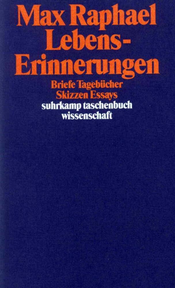 Werkausgabe. 11 Bände in Kassette: Band 11: Lebens-Erinnerungen. Briefe/Tagebücher/Skizzen/Essays (suhrkamp taschenbuch wissenschaft) Social Sciences