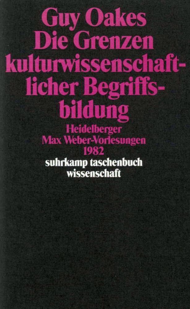 Die Grenzen kulturwissenschaftlicher Begriffsbildung Law