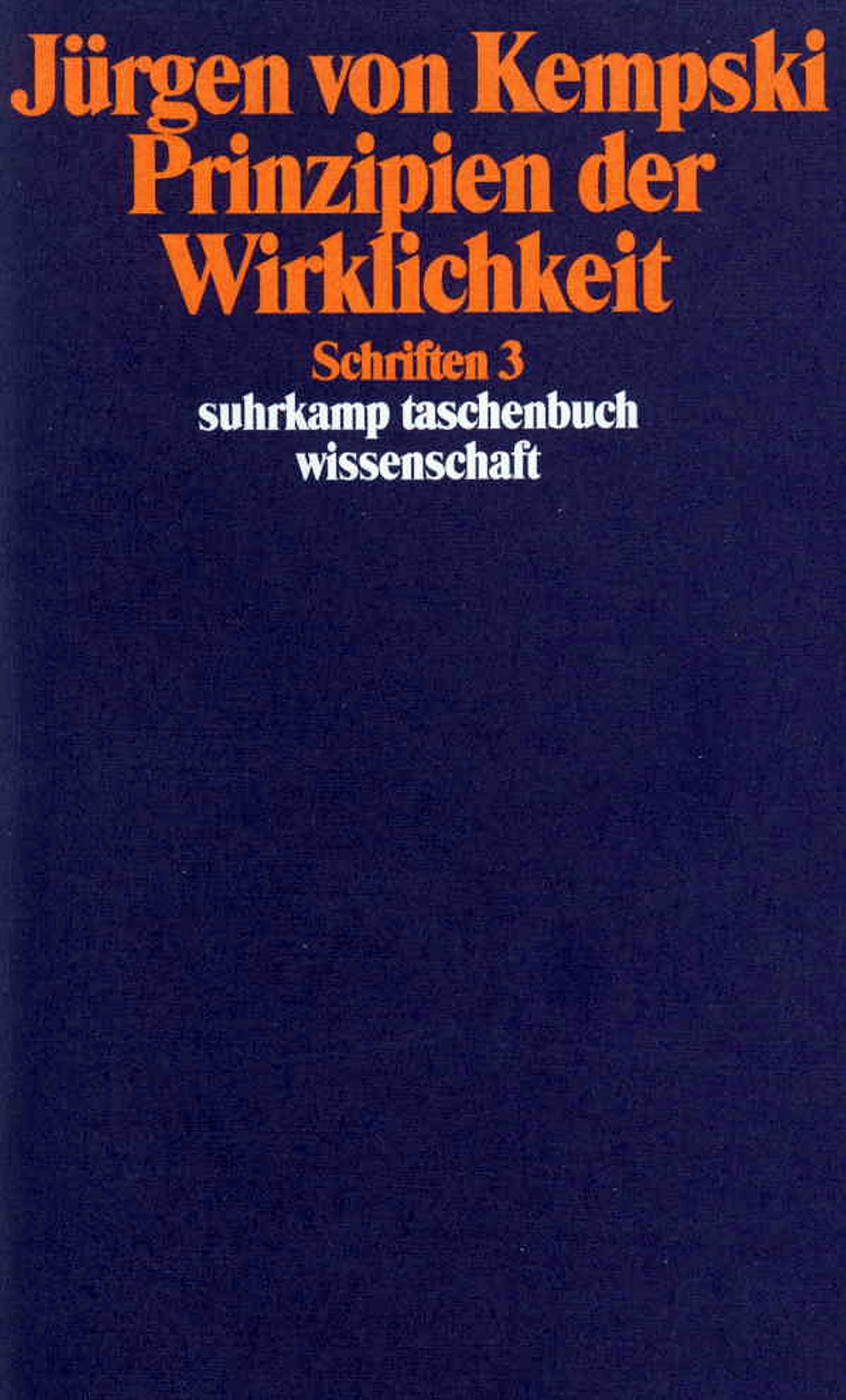 Prinzipien der Wirklichkeit Philosophy