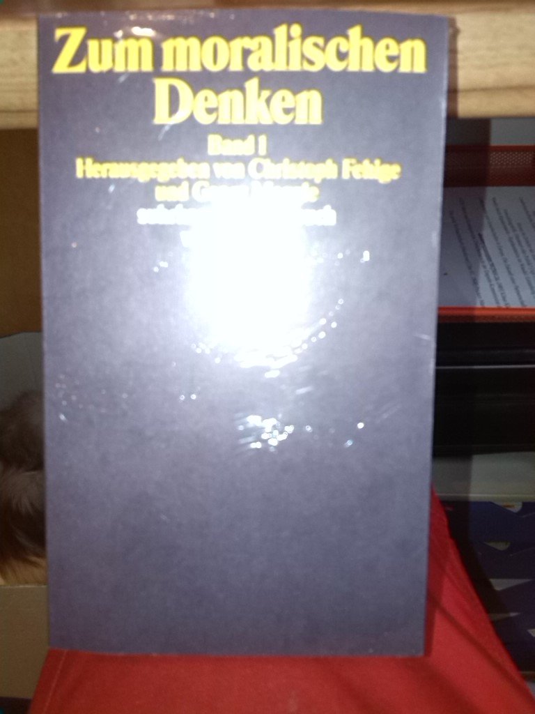 Suhrkamp Taschenbuch Wissenschaft, Nr. 1122: Zum moralischen Denken, 2 Bde. Philosophy