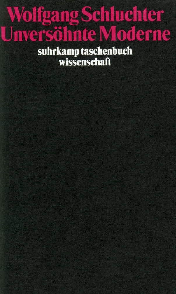 Unversöhnte Moderne (suhrkamp taschenbuch wissenschaft) Law
